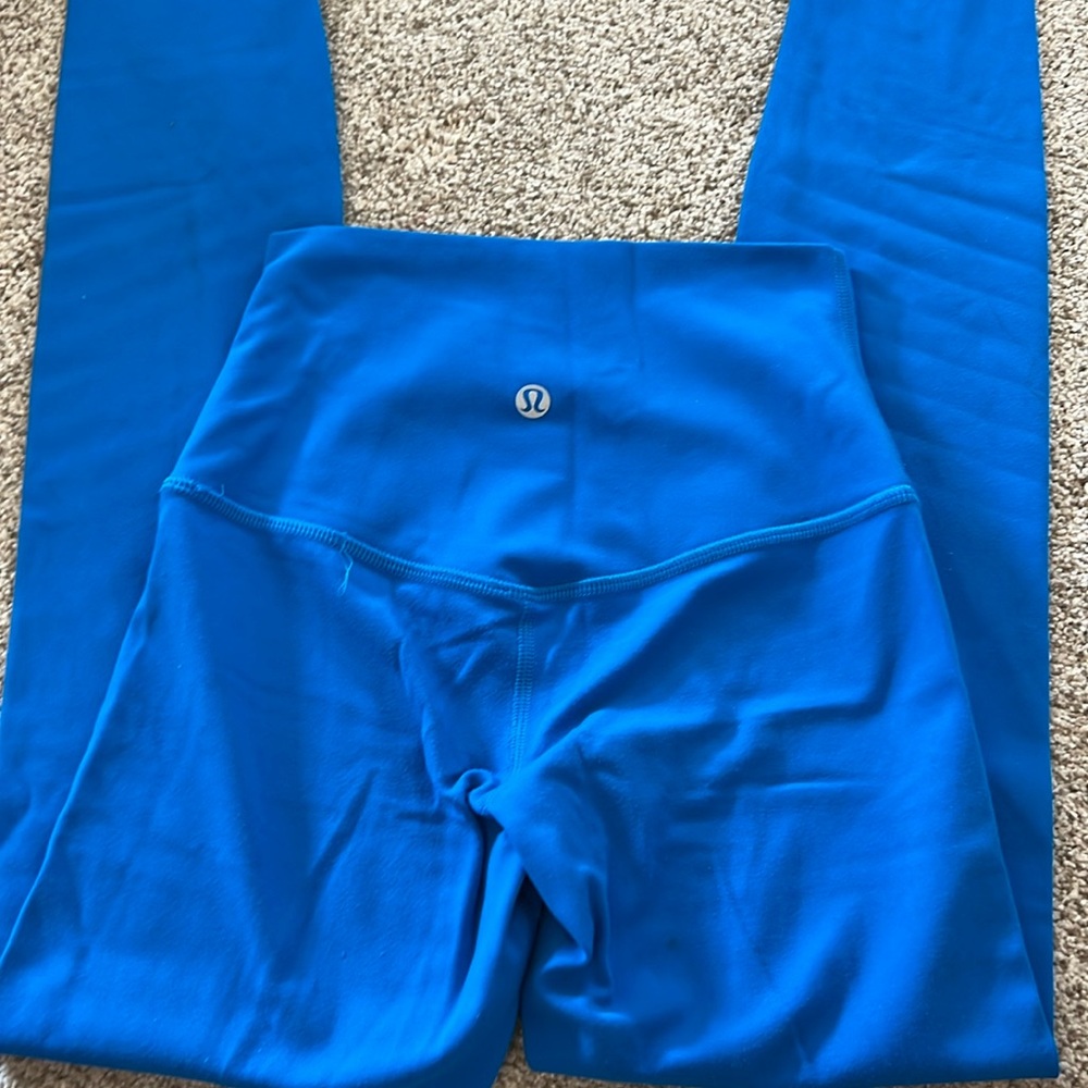 Blue Lululemon Leggings
